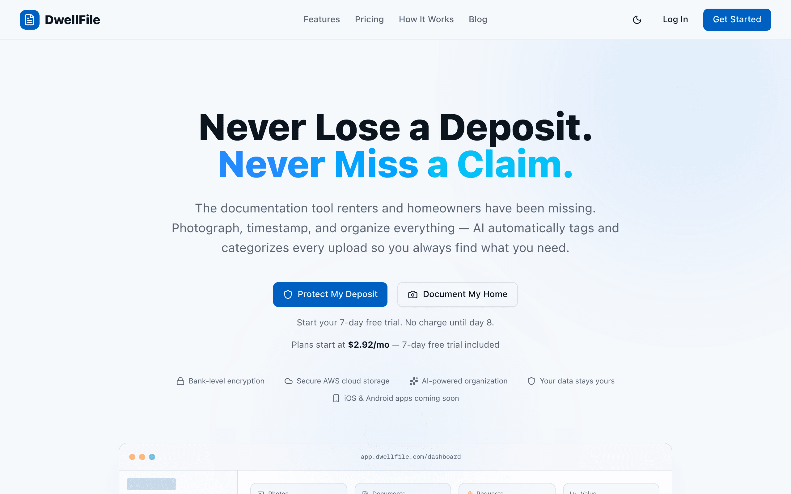 DwellFile screenshot